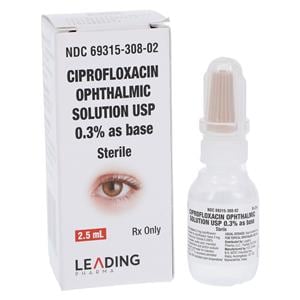 Ciprofloxin 0.3%, 2.5ml