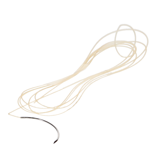 10-0 Nylon Suture, Single Armed, 6" 12/Box, SH12 Needle