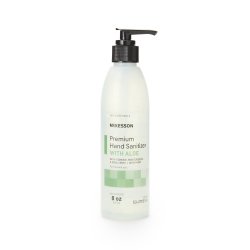 Hand Sanitizer 8oz Pump Bottle, with Aloe