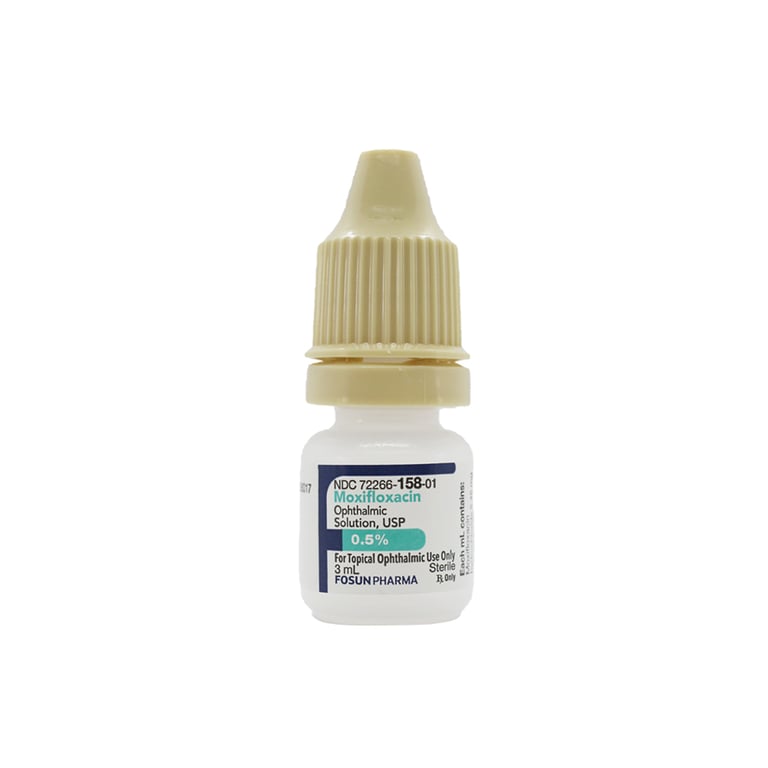 Moxifloxacin 0.5%, 3ml generic, Fosun